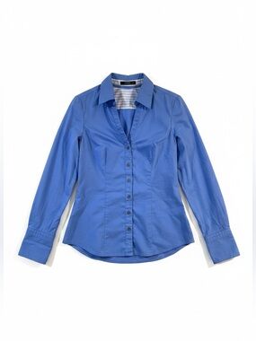 Express Design Studio Button Up Top Long Sleeve Collared Small